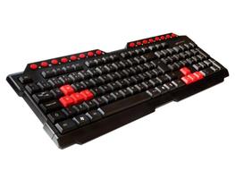 Teclado C3 Tech Gamer Abnt2 Preto/vermelho Kg-10 Bk Teclado C3 Tech Gamer Abnt2 Preto/vermelho Kg-10 Bk