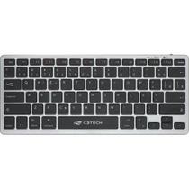 Teclado C3Tech K-BT50BK Bluetooth Recarregável