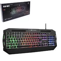 Teclado C3Tech Usb Gamer Luminoso Kg-80Bk Teclado C3Tech Usb Gamer Luminoso Kg-80Bk