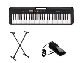 Teclado Casio Casiotone CT-S200 BK com Suporte e Pedal Kit Teclado Casio Casiotone CT-S200 BK com Suporte e Pedal Kit