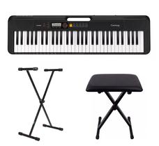 Teclado Casio Casiotone CT-S200 com Banqueta e Estante Kit Teclado Casio Casiotone CT-S200 com Banqueta e Estante Kit