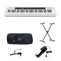 Teclado Casio Casiotone CT-S200 WH 61 Teclas Branco Kit Gold