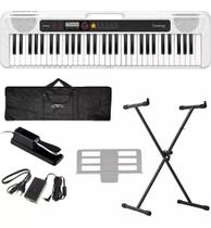 Teclado Casio Casiotone Cts200 61 Teclas Wh Branco + Kit