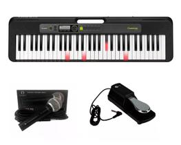 Teclado Casio Casiotone LK-S250 com Microfone e Pedal Kit