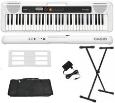 Teclado Casio CT-S200 61 Teclas Branco + Suporte + Capa