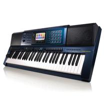 Teclado casio mz-x500k2 azul arranjador digital