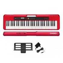 Teclado Casiotone CT-S200 - VERMELHO 61 Teclas *