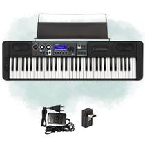 Teclado Casiotone CT-S500 5/8 61 Teclas USB MIDI Bluetooth Com Fonte Bivolt