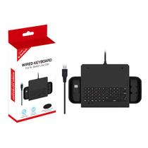 Teclado Chatpad Wireless Para Nintendo Switch Joy-con 54 Teclas Preto - Dobe Teclado Chatpad Wireless Para Nintendo Switch Joy-con 54 Teclas Preto - Dobe
