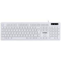 Teclado Chocolate Branco SLIM Multimidia 1.8 Metros USB - TCB200