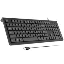 Teclado COLIKES CL206 com fio USB de baixo perfil, teclas chiclet