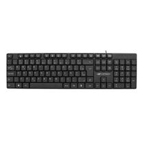 Teclado Com Fio C3tech KB-M10BK Multimídia Usb Preto
