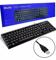 Teclado com Fio Compacto Conexão USB - Multilaser TC193 Teclado com Fio Compacto Conexão USB - Multilaser TC193