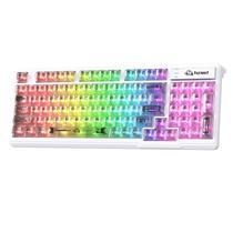 Teclado com fio FREEWOLF M95 RGB de 96 teclas, membrana silenciosa Teclado com fio FREEWOLF M95 RGB de 96 teclas, membrana silenciosa