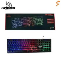 Teclado Com Fio Gamer Kross Njord Usb Membrana C/Led KE-KG105