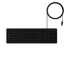 Teclado Com Fio Intelbras TCI 10 USB Preto Teclado Com Fio Intelbras TCI 10 USB Preto