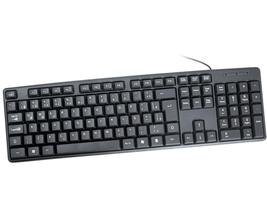 Teclado Com Fio K-Mex KB-3728U Usb Preto