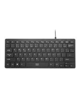 Teclado Com Fio Mini Multimídia Conexão Usb Cabo De 150cm Teclas Chocolate Preto - Tc154 Teclado Com Fio Mini Multimídia Conexão Usb Cabo De 150cm Teclas Chocolate Preto - Tc154