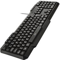 Teclado Com Fio Multi Usb Slim Silencioso Preto Atalho Abnt