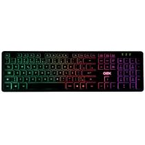 Teclado Com Fio Oex Tc303 Rainbow Flat Led Colorido Teclado Com Fio Oex Tc303 Rainbow Flat Led Colorido