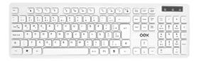 Teclado Com Fio Oex Usb Abnt2 Flat Tc304 Branco Teclado Com Fio Oex Usb Abnt2 Flat Tc304 Branco