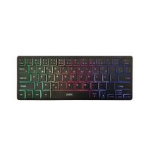 Teclado Com Fio Slim Blacklight Colorido Effect Oex Tc403