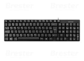 Teclado com Fio TF 100 USB Compacto 1200 CM PT