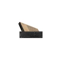 Teclado com fio tf100 design compacto sem logo embalagem parda conexão usb cabo de 120cm resistente agua preto