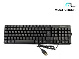 Teclado com fio tf100 usb compacto 120cm