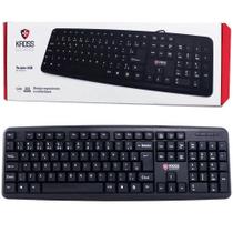 Teclado Com Fio Usb Kross Elegance 104 Teclas ABNT2 - KE-K095V2 Preto