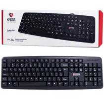 Teclado Com Fio Usb Kross Elegance 104 Teclas ABNT2 - KE-K095V2 Preto