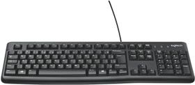 Teclado Com Fio Usb Logitech K120 Resistente Respingos Abnt2