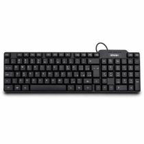 Teclado com Fio USB Macio e Silencioso para Computador e Notebook - Inova