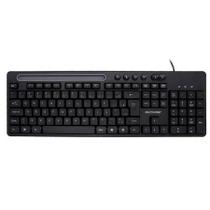 Teclado com fio USB Office com suporte para smartphone Preto - TC262 - Multi