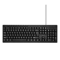 Teclado Com Fio USB Teclas Multimídia Cabo 180cm Multi - TC606 Teclado Com Fio USB Teclas Multimídia Cabo 180cm Multi - TC606