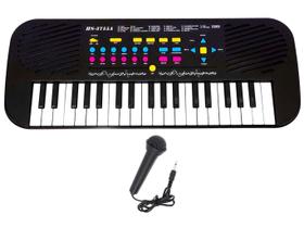 Teclado com Microfone Infantil - HS3755A - DM Toys