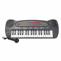 Teclado com Microfone Infantil - HS999 - DM Toys Teclado com Microfone Infantil - HS999 - DM Toys