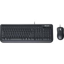 Teclado com Mouse Microsoft 600 USB Ingles Preto - 3J2-00001