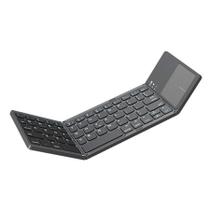 Teclado Com Touchpad Sem Fio Bluetooth Dobrável Universal