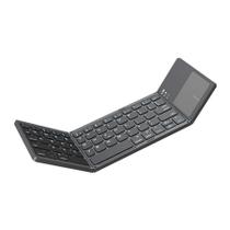 Teclado Com Touchpad Sem Fio Bluetooth Dobrável Universal