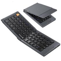 Teclado compacto dobrável ProtoArc XK04 Bluetooth Cinza