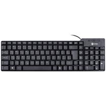 Teclado Compacto USB Dynamic ABNT2 1.8M Preto - DT150