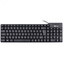 Teclado compacto usb dynamic abnt2 1.8m preto - dt150