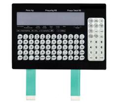 Teclado compativel balança toledo prix 5 e 6 - 30kg - preta Teclado compativel balança toledo prix 5 e 6 - 30kg - preta