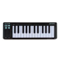 Teclado Controlador MIDI 25 Teclas Arturia MicroLab mk3 Preto USB Teclado Controlador MIDI 25 Teclas Arturia MicroLab mk3 Preto USB