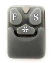 Teclado Controle Rem. Sistec Sx 40 Novo Cinza