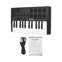 Teclado De Controle MIDI USB Mini De 25 Teclas M-VAVE SMK-25 Controlador De Música Portátil