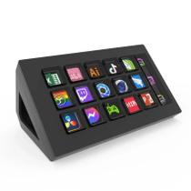 Teclado de Fluxo Visual com 15 Teclas e Botão LCD - Controlador para Criação de Conteúdo