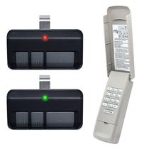 Teclado de porta de garagem + pacote com 2 controles remotos de 3 botões 877MAX 893MAX