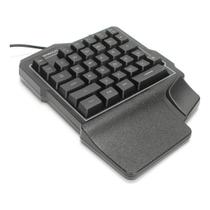 Teclado de Uma Mão Usb Rgb Multimídia Gamer Jogo 35 Teclas Led